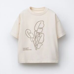 ZARA EMBROIDERED T-SHIRT
